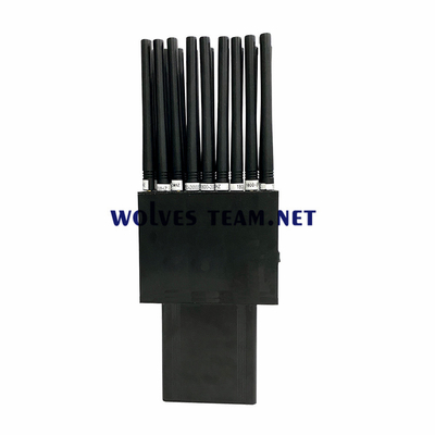 18 Jammer диапазонов портативный 2G 3G 4G 5G весь Jammer до 30M GPS L1 L2 L5 Lojack WiFi GPS RF 315/433/868MHz