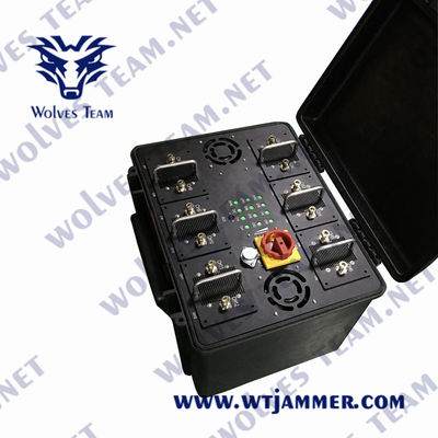 Купить PCS DCS 500W GSM Мобильный телефон джаммер 500 метров VHF UHF online manufacture