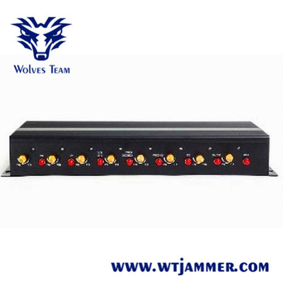 Коробка DCS PHS 16W Jammer сигнала GSM WIFI беспроводная портативная алюминиевая