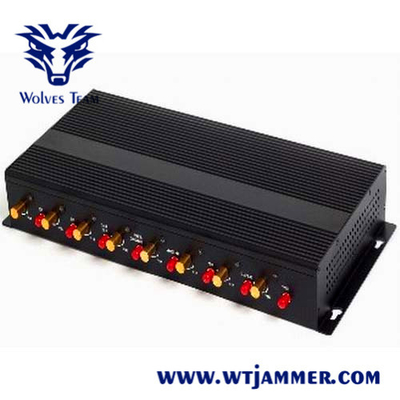 Коробка DCS PHS 16W Jammer сигнала GSM WIFI беспроводная портативная алюминиевая