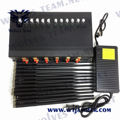 UHF 24W VHF диапазона Jammer 12 GSM CDMA 240VAC Lojack для сотового телефона