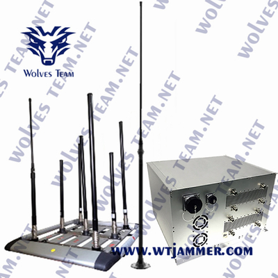 UHF GPS 4G 5G VHF Jammer WIFI бомбы 330W IED с системой обоза DDS