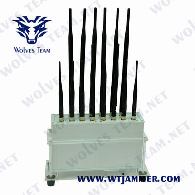 Купить VHF GSM CDMA UHF антенн WIFI Jammer 16 мобильного телефона 400-500MHz online manufacture