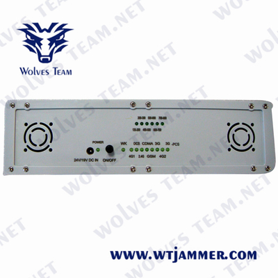 VHF GSM CDMA UHF антенн WIFI Jammer 16 мобильного телефона 400-500MHz