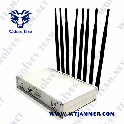 Jammer CDMA GSM 50W сигнала 3G 4G 5G WiFi Lojack GPS с переходником AC