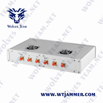 Jammer CDMA GSM 50W сигнала 3G 4G 5G WiFi Lojack GPS с переходником AC