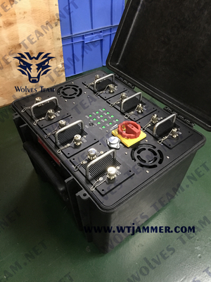 диапазоны военное 5G GSM CDMA DCS PCS 8 Jammer сигнала бомбы 300W