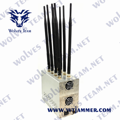 VHF 2G 3G 4G 5G 80W 240VAC UHF Jammer сигнала CDMA GSM Lojack