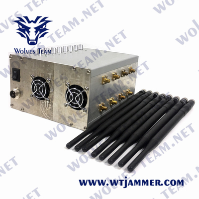 VHF 2G 3G 4G 5G 80W 240VAC UHF Jammer сигнала CDMA GSM Lojack