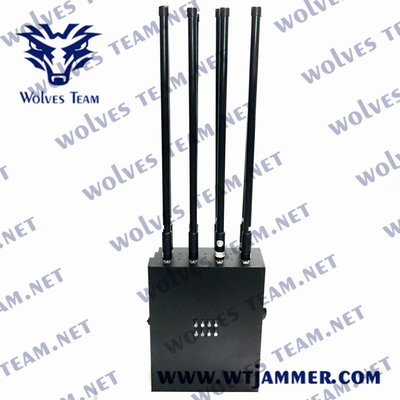 Облегченный UMTS GSM 3G 4G 5G CDMA TDMA Jammer сигнала рюкзака 230VAC