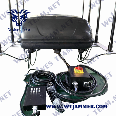 Jammer сигнала DCS 500W GSM Wifi PCS 500 метров UHF VHF