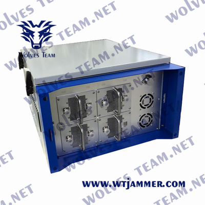 DCS GSM 3G 4G 5G Jammer сотового телефона 500m всенаправленный 300 ватт