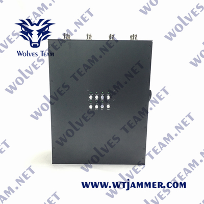Jammer GSM Lojack WIFI GPS 3G 4G 5G 150m рюкзака сотового телефона 80 ватт