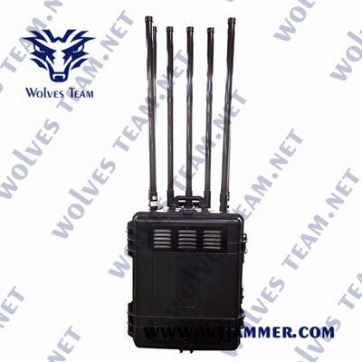 Jammer сигнала военных частей Handheld диапазоны GSM в 500 метров WIFI GPS 8