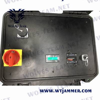 Портативная батарея CDMA Jammer 500W 3G 4G 5G мобильного телефона GSM запасная