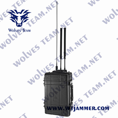 PAL NTSC 2.4g 300W Jammer Wifi алюминиевого сплава портативный для сотового телефона