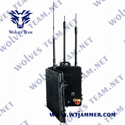 PAL NTSC 2.4g 300W Jammer Wifi алюминиевого сплава портативный для сотового телефона