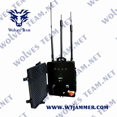 PAL NTSC 2.4g 300W Jammer Wifi алюминиевого сплава портативный для сотового телефона