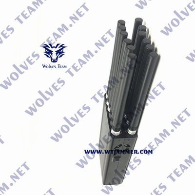 Купить VHF UHF 12W Jammer 3G 4G 5G WiFi сигнала CDMA GSM RF Handheld online manufacture