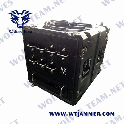 Jammer сигнала сотового телефона DDS 6000MHz Jammer бомбы корабля 1200W военный
