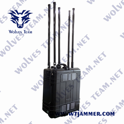 Jammer 3G 4G LTE 4G Wimax 5G WIFI 1200W 1000m сигнала CDMA PCS портативный