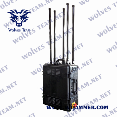 Jammer 3G 4G LTE 4G Wimax 5G WIFI 1200W 1000m сигнала CDMA PCS портативный