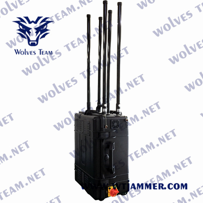 Jammer 3G 4G LTE 4G Wimax 5G WIFI 1200W 1000m сигнала CDMA PCS портативный