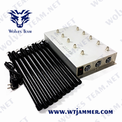Jammer 2g 3g 4g 5g Wifi 5.8g сигнала сотового телефона антенны регулировки 12