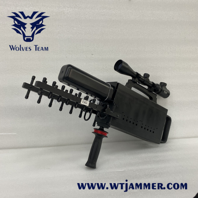Портативный Handheld анти- Jammer WIFI GPS VSWR трутня UAV над напряжением тока над настоящей защитой