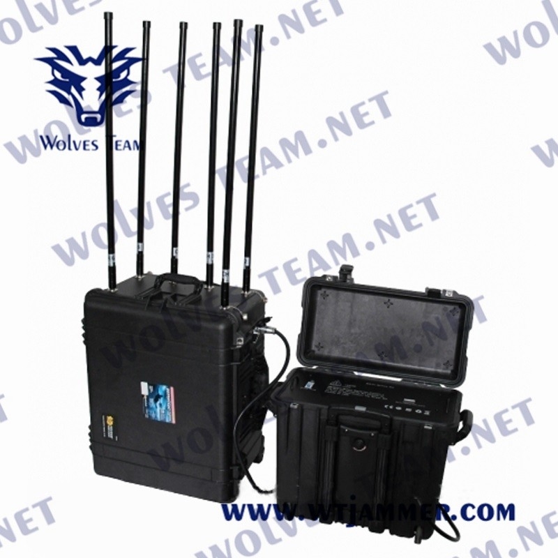 4 полосы Дрон GPS сигнальный джаммер Rf 800/900 Mhz 3000 метров Wifi2.4g/5.8g