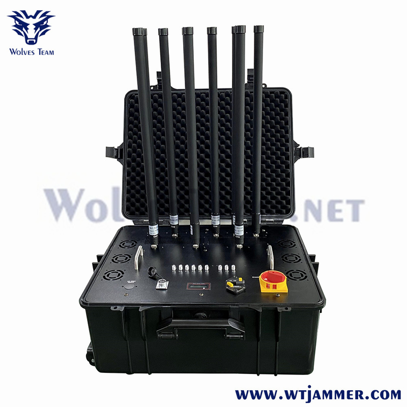 Портативный 8 полос GPS Wi-Fi GSM 3G 4G 5G Сбойник сигнала мобильных телефонов Фабричная цена