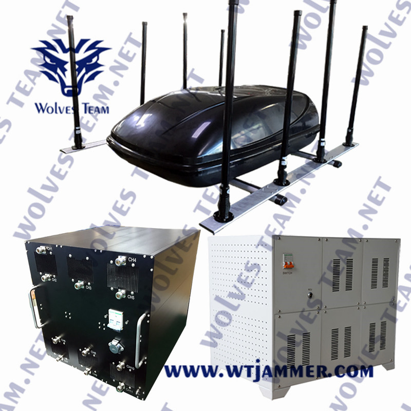 6 полос высокопроизводительный Wi-Fi1.2g Wi-Fi2.4G Wi-Fi5.8 GSM900 Дронный джаммер для автомобилей