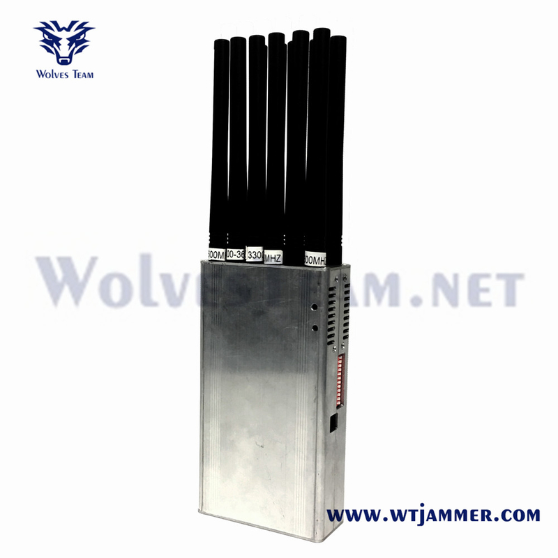 14 антенн для ручной работы Сигнал Jamme Фабрика продажа для 3G 4G 5G Wi-Fi UHF VHF GPS Lojack мобильный телефон сигнальный джаммер