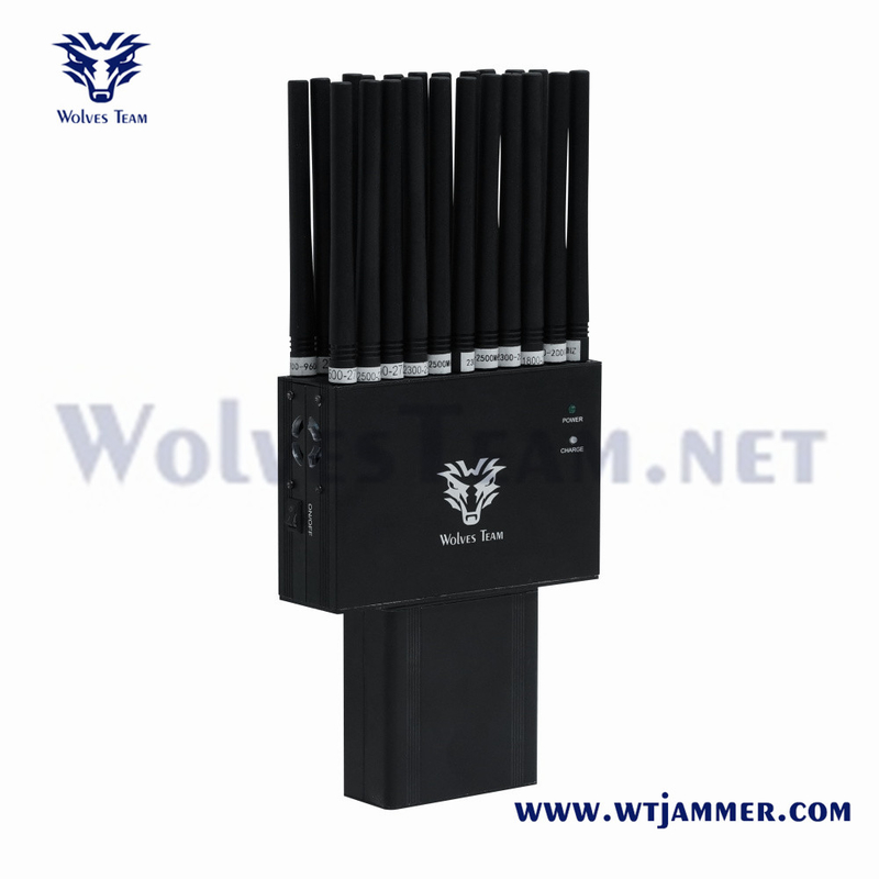 Оптовая продажа 22 полосы 2G 3G 4G 5G Джаммер Ручной GPS Локатор WiFi GPS RF 315/433/868MHz Джаммер