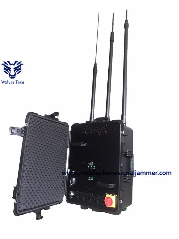 Портативная машинка подгоняет Jammer UHF VHF GSM CDMA 3G 4G 5G WiFi наивысшей мощности частоты