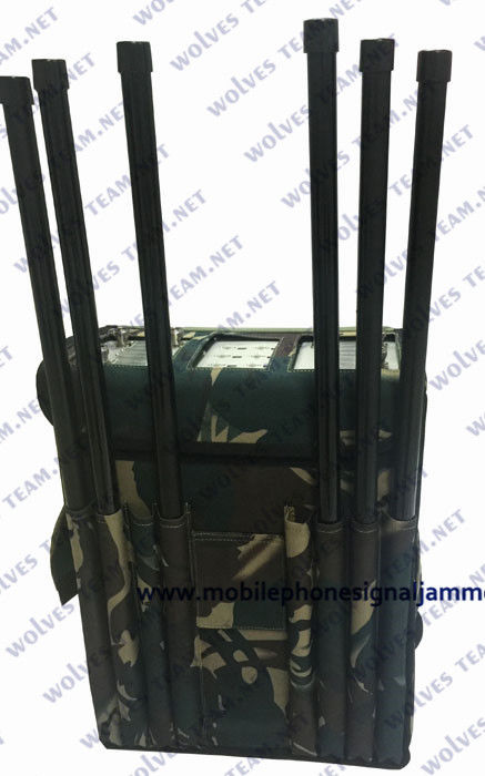 Все в одном приборе Jammer сигнала 5G Sigmal черни преграждая сигнал GPS WiFi RF с типом рюкзака
