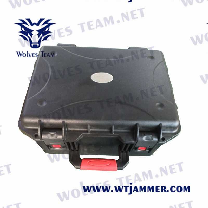 Jammer 3G 4G 2.4g 5.8g 2500WH CDMA GSM сигнала 95AH 28VDC на открытом воздухе