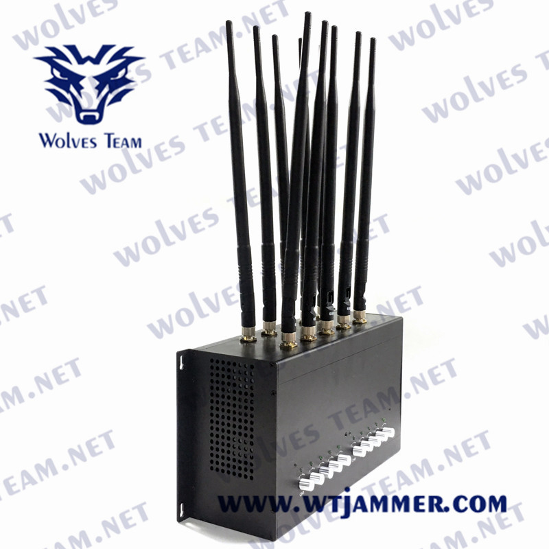Jammer CDMA GSM DCS PHS 4G 5G Jammer 3G сотового телефона 90W с переходником AC