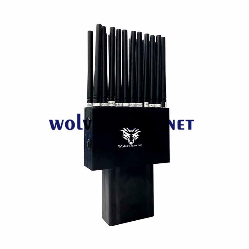 диапазоны GPS L1 L2 L5 Lojack WiFi GPS RF 22 Jammer сигнала 868MHz крытые 3G 4G 5G