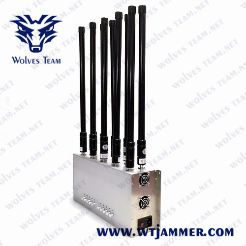 клетчатый UHF 5G VHF GPS Lojack 3G 4G 5G Jammer сигнала 3200-3600MHz