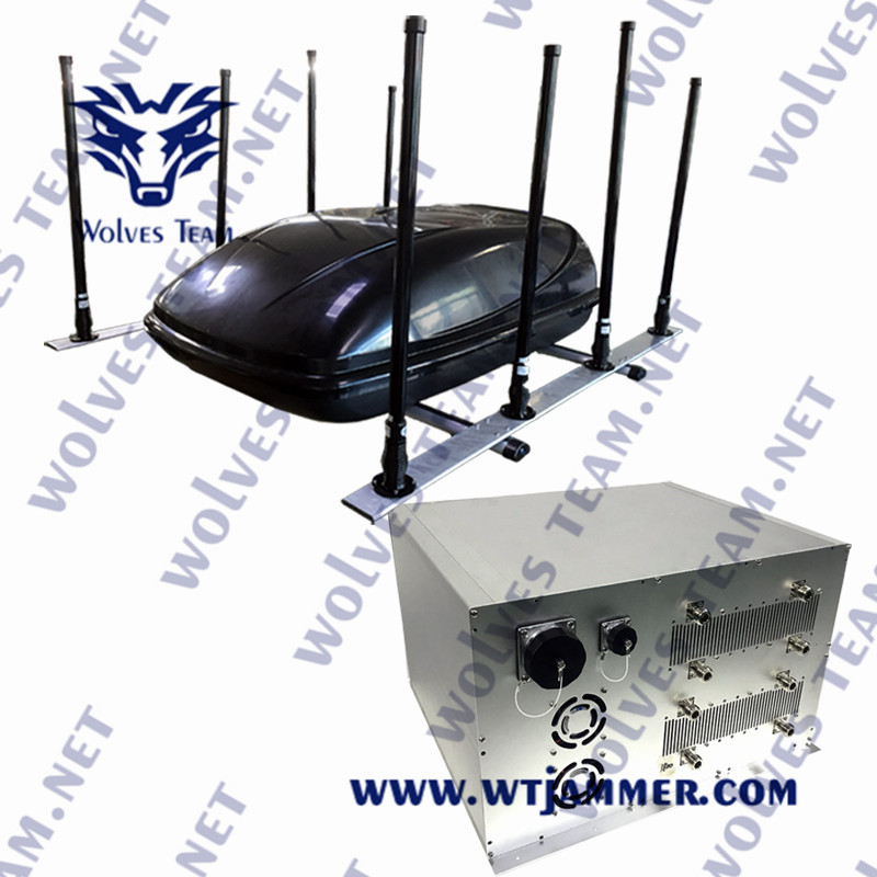 UHF 500W CDMA VHF Jammer 3G 4G 5G WIFI GPS сигнала корабля GSM PCS