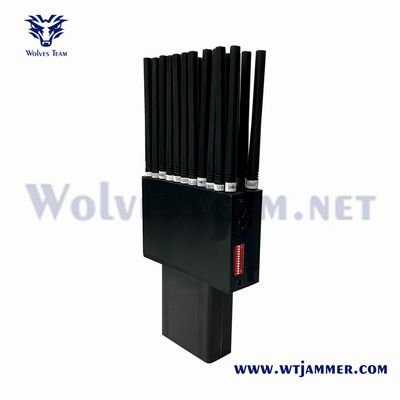 22 полосы 2G 3G 4G 5G L1 L2 L5 Lojack WiFi GPS Jammer RF 315 / 433 / 868MHz