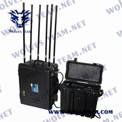 Бомба WiFi GPS GSM IED Jammer сигнала VHF UHF наивысшей мощности портативная