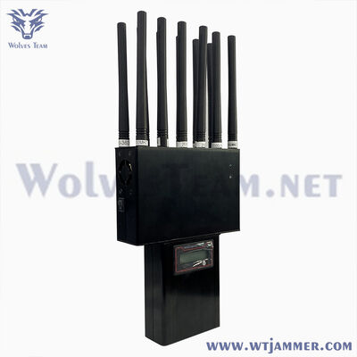Портативный 16-антенный подавитель сотовой связи GSM 3G 4G 5G, Wi-Fi, Bluetooth, GPSL1-L5, радиус действия 20 метров