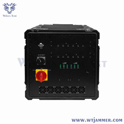 High Power Portable IED Bomb Jammer with 7 Bands Covering 3G 4G 5G WiFi Signals for Secure Signal Blocking