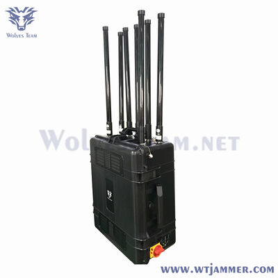  8 Antennas 600W Waterproof Signal Jammer for Prison & Border Control