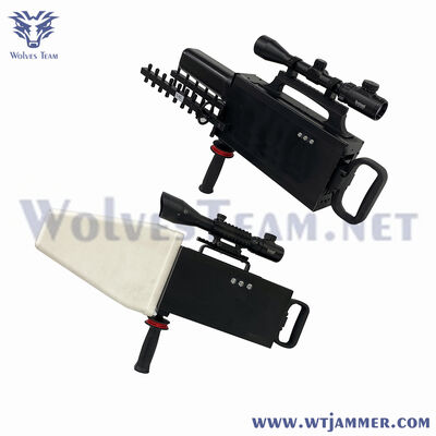 Portable 50meters  Drone Signal Jammer with Built-in Antennas and Battery 3 Channels