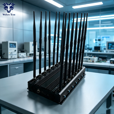 Подавитель сигналов на 20-50 метров для 3G, 4G, 5G, Wi-Fi, UHF, VHF, GPS, Lojack для объектов национальной безопасности