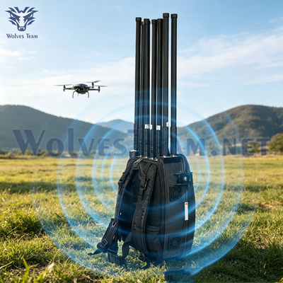 50-300M Manpack Drone Signal Jammer для вооруженных сил и правоохранительных органов