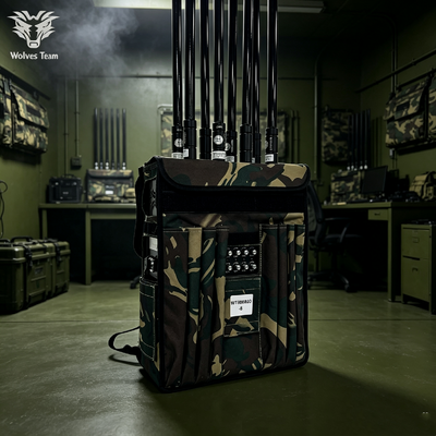300Meters 8-Band 160W Wireless Signal Jammers For Outdoor Armed Force Patrol